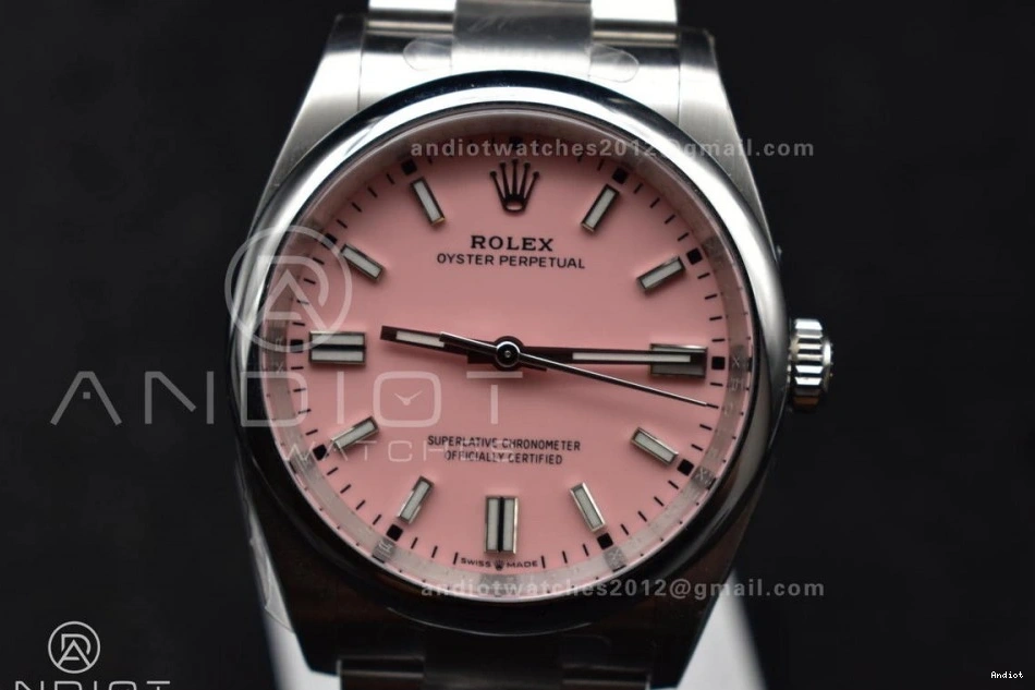 Best Perpetual Dial 126000 Clean 36mm 1:1 Pink Edition Steel VR3230 Oyster 904L 0513